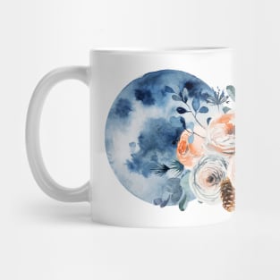 Flowered moon Mug